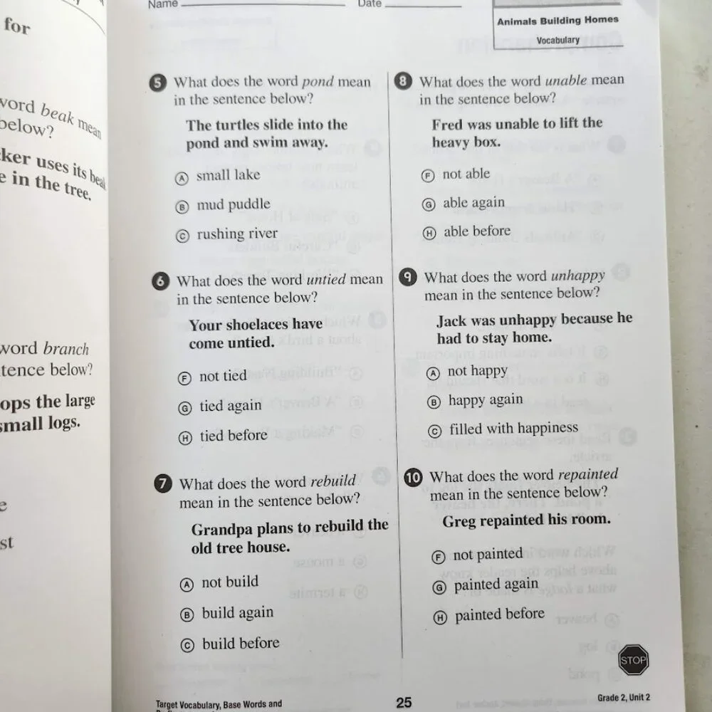 Journeys Common Core Weekly Assessments Grade 2 Book Workbook Textbook Paperback